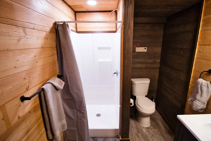 washoe park anaconda mt camping, georgetown lake rv camping, rv campground anaconda mt, Bathroom, family friendly campground